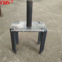 Four Way Galvanized Steel Fork Head for Supporting Beam