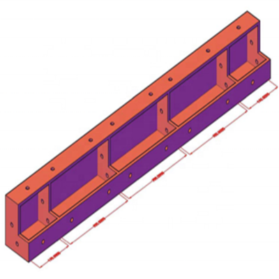 Accurate connection corner formwork mold with frame structure